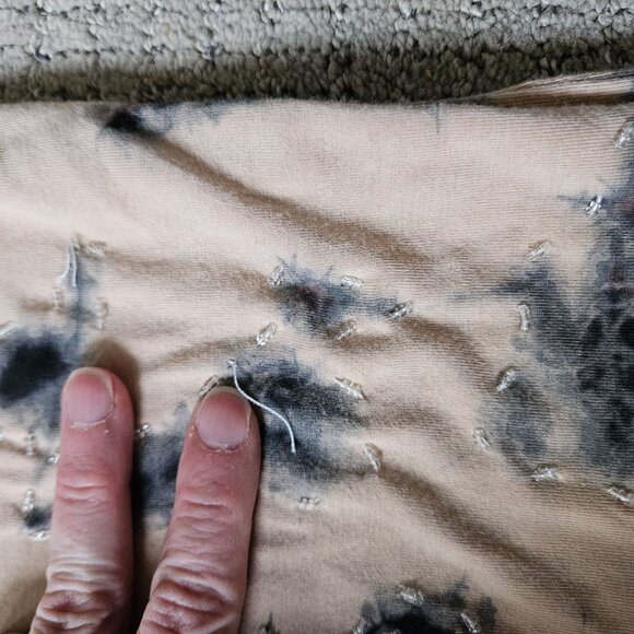 Talk of the Walk Cardigan Womens 1X Beaded Sequin Geisha Girl Tie Dye Duster - Picture 5 of 16